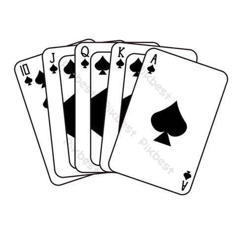 gambar poker hitam putih Array